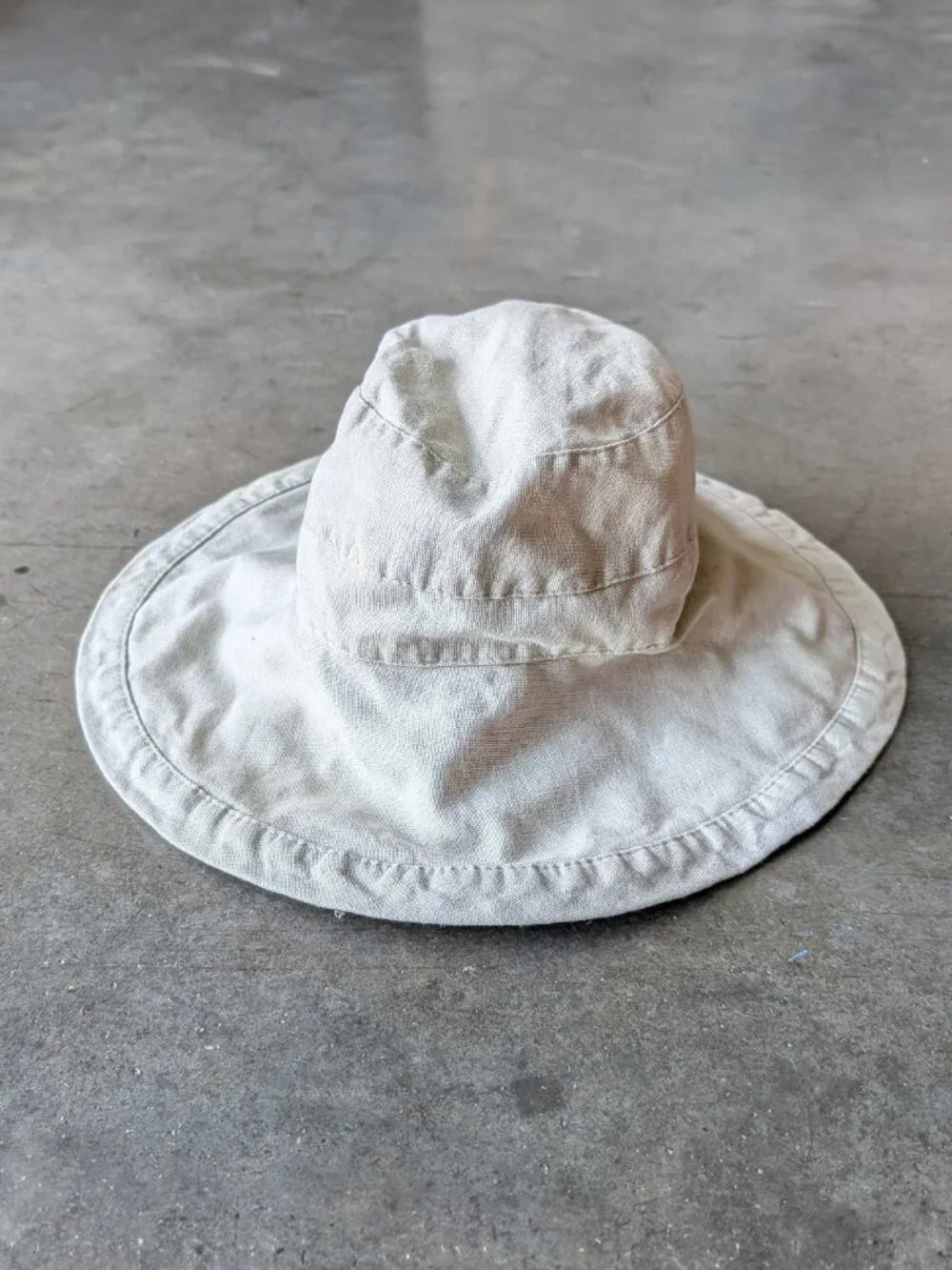 Scala Hat Wide Brim Canvas Sun Hat Bucket Hat one size